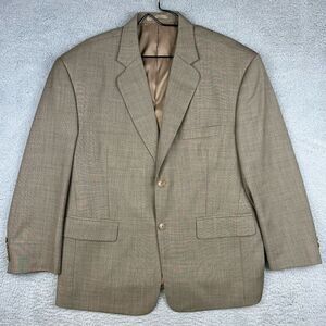 Bunbury Blazer Mens 44R‎ Gino Matteo Milan Superfine 150s Wool Cashmere Blend